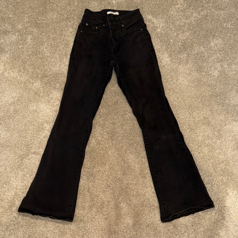 Levi's Women's Black Flare Jeans